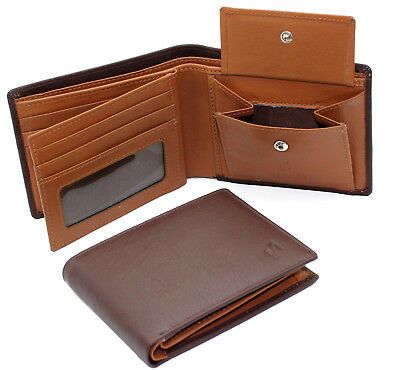 Men's Leather Wallet (Open View)