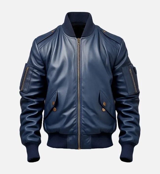 Blue Bomber Jacket
